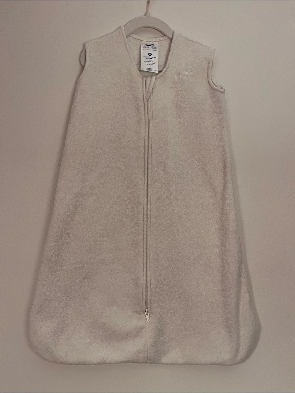 Halo Cream Fleece Sleep Sack